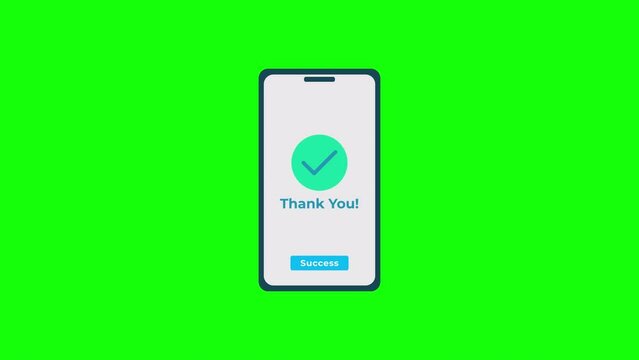 animation of the payment process by card