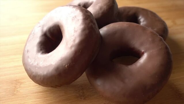 Donuts in 4K video as Background 07