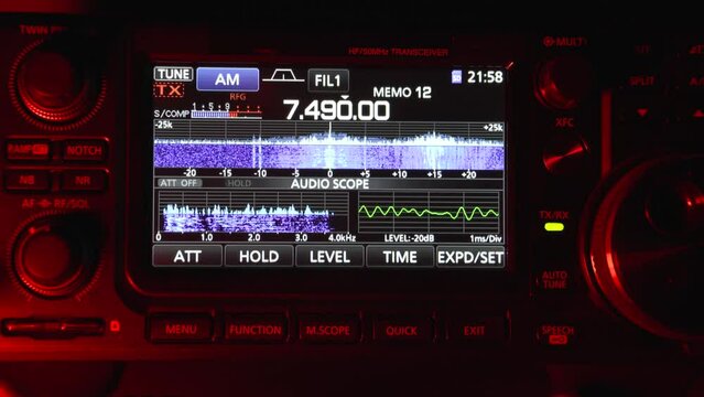 Listening to and changing frequency of Shortwave or Amateur Radio HAM