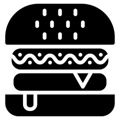 Burger Vector Icon Design Illustration