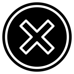 Fototapeta premium Cross Vector Icon Design Illustration