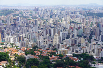 Skyscrapers in the metropolitan area of Belo Horizonte in Minas Gerais state, Brazil