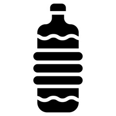 Water Bottle Vector Icon Design Illustration