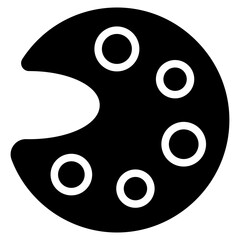 Color pallete Vector Icon Design Illustration