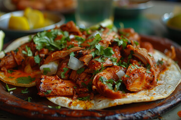 Tacos al Pastor, a Mexican delicacy made from marinated pork
