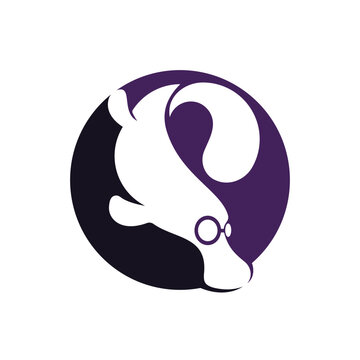 recommend clip art: Platypus vector logo design template.