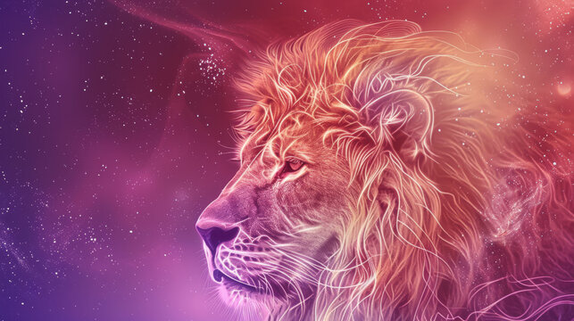 The picture of the lion shows the people of the zodiac sign Leo.