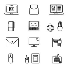 office icon, office icons, icon, vector, set, document, book, business, symbol, icons, file icon, sign, paper, office, computer, web, folder, silhouette, black, design, internet, illustration, pen