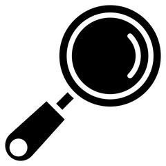 Magnifying Glass Vector Icon Design Illustration