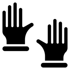 Glove Vector Icon Design Illustration