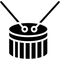 Drum Vector Icon Design Illustration