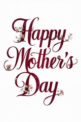 Mothers Day Card With Flowers