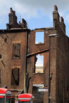 Damage caused by riot and looting in tottenham, london, uk 