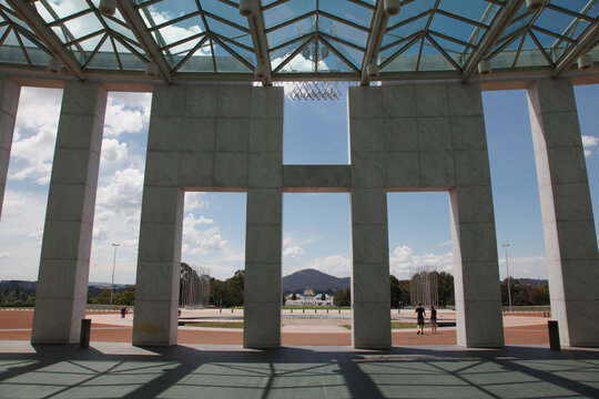 New Parliament building in Canberra, A.C.T., Australia, Pacific