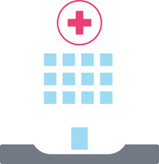 Obraz premium hospital health medical vector