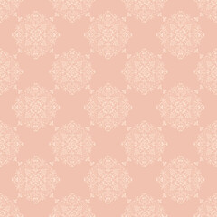 Blush and Blue Damask Digital Paper, Pattern Digital Paper