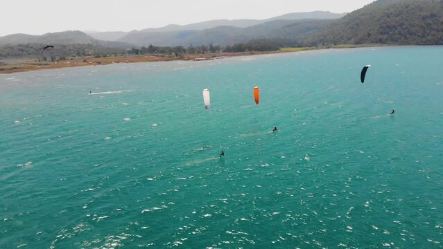 Akyaka Turkey Kite Surf Sport Aerial View