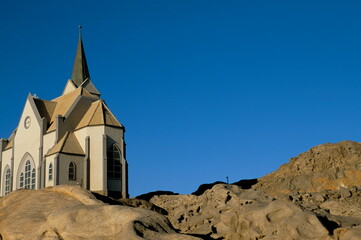 Felsenkirche, evangelical Lutheran church, Luderitz, Namibia, Africa