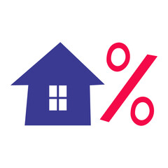 Financial concept about housing costs. Flat design. Hand drawn illustration.