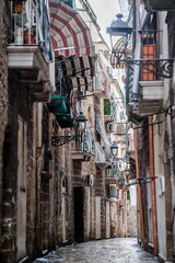 Taranto streets in Puglia, Italy
