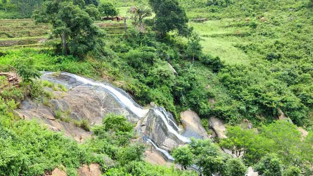 A Small Waterfall in Rural India