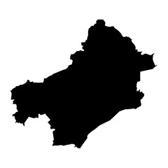 Fototapeta premium Draa Tafilalet map, administrative division of Morocco. Vector illustration.