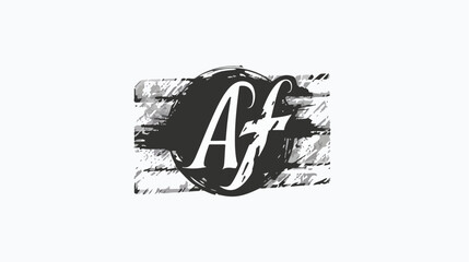 AGF letter logo design on white background. AGF logo.