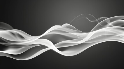 Smoking modern background in abstract monochrome.