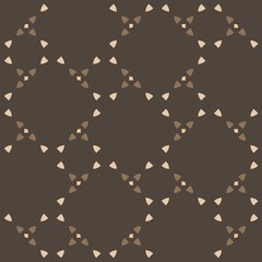 Abstract geometric background in brown and beige
