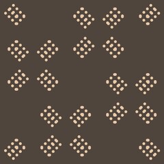 Dark brown tile with tan dots texture