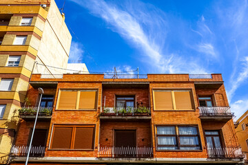 orange brick city building valencia