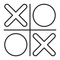 Obraz premium tic tac toe