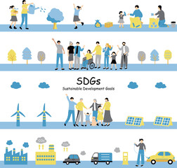 SDGs　持続可能な社会　シームレス素材集