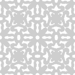 Black and white seamless pattern with arabesques  in a retro style. Vector