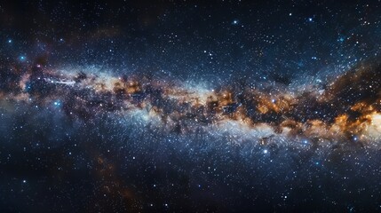 Starry Depths: An Exploration Beneath the Enthralling Starry Sky - obrazy, fototapety, plakaty