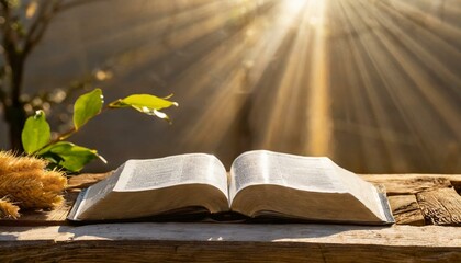 The Illustration of the Open Bible. 