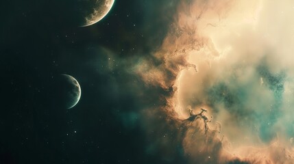 Interstellar Love: Romantic Moments Beneath Enchanting Starlit Skies - obrazy, fototapety, plakaty