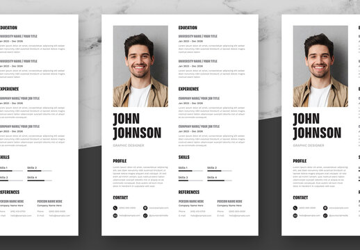 Clean Minimalist Resume