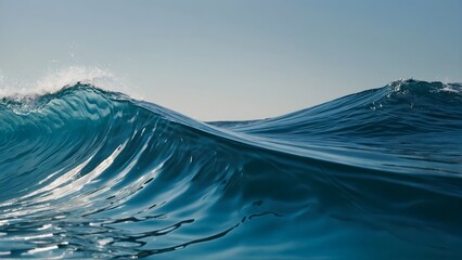water surface, waves, sea surface  - obrazy, fototapety, plakaty