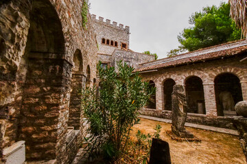 Butrint archeological park in Albania