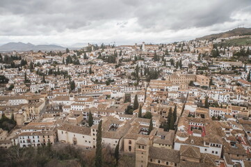 Fototapeta na wymiar Granada Alhambra views