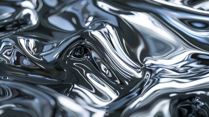 Abstract Liquid Metal Surface Texture