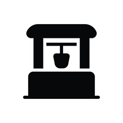 Water Well vector icon