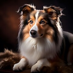 Shetland sheepdog dog 