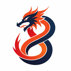 letter--s--and-chinese-dragon-as-a-part-of--s---mo