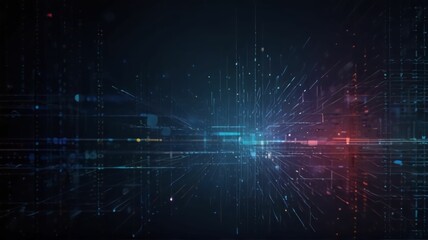 Obraz premium Digital background for tech, AI, data, audio, graphics, and more