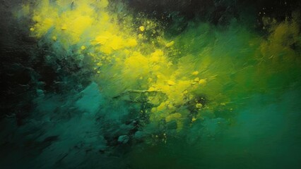 Obraz na płótnie Canvas Green Teal yellow black grey, grainy noise grungy a rough abstract background