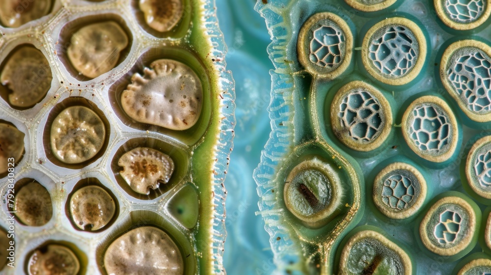 Poster a comparison of two different types of stomata found in plants the typical kidneyshaped stomata and 