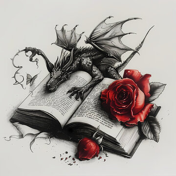 Libro Rosa y Drag&oacute;n