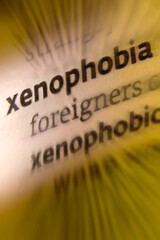 Zenophobia - Hatred of foreigners